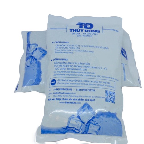 TÚI GEL GIỮ LẠNH - Túi đá gel 500g - THỦY ĐÔNG
