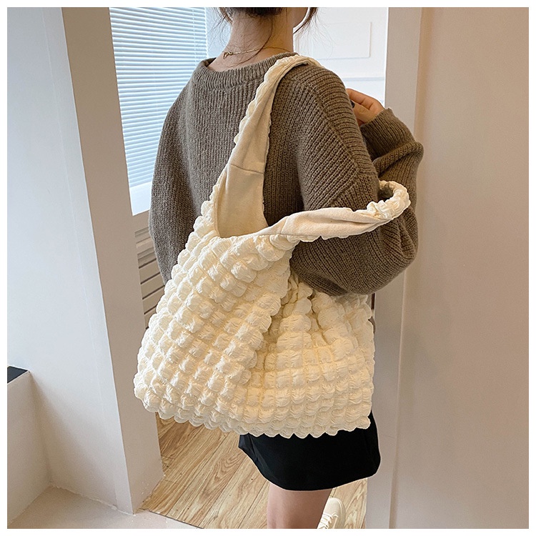 Túi Xách JASMIN NOIR Vải Canvas Nắp Gập Đơn Giản Dành Cho Nữ