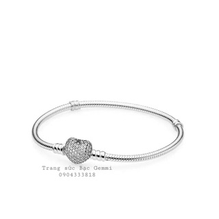 Vòng Bạc khoá trái tim