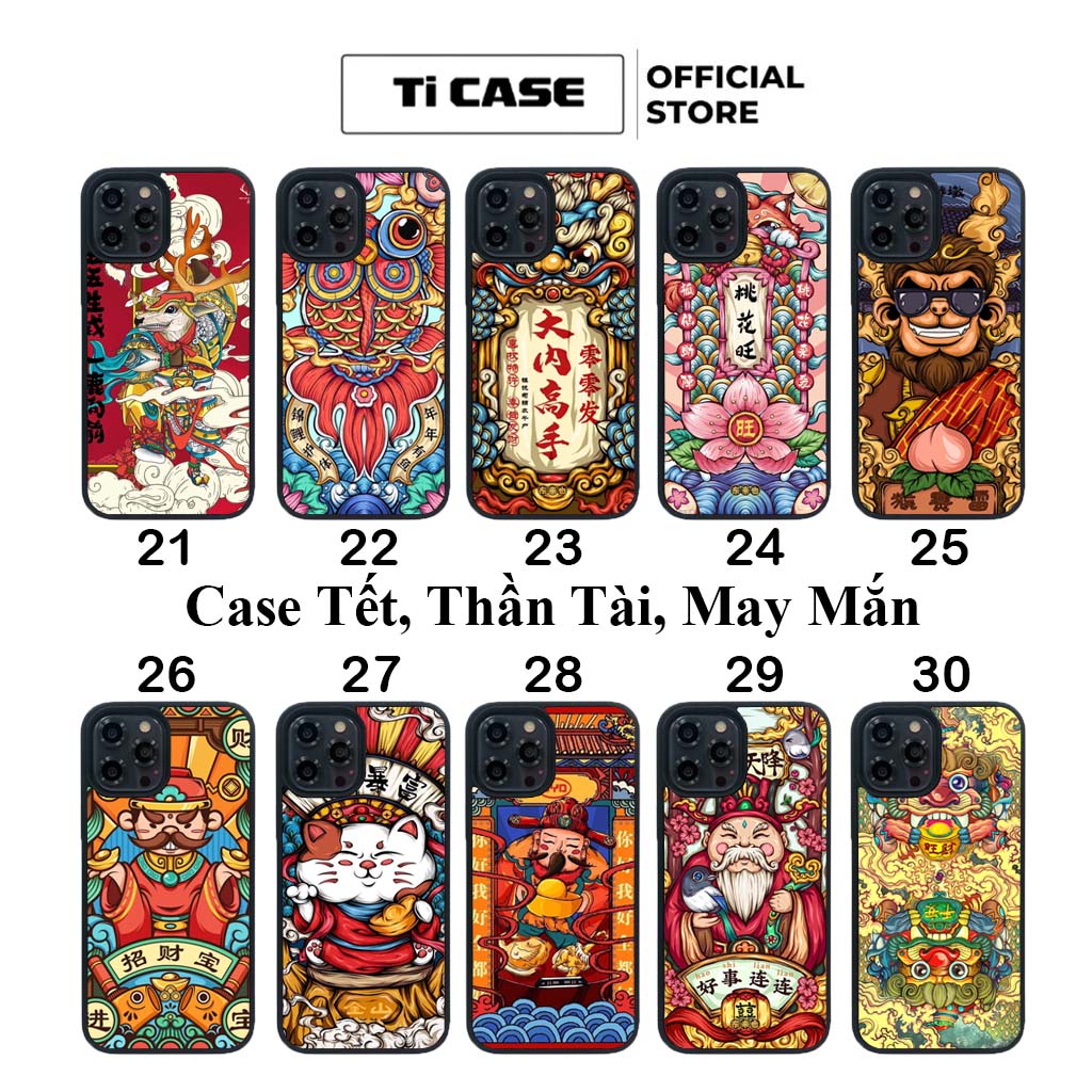 Ốp Lưng Tết, Thần Tài, May Mắn iP