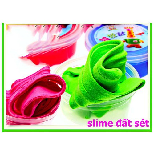 slime đất sét nhật bản lốc 12 màu- đất sét nhật bản  ( nguyenhuyen9916 )