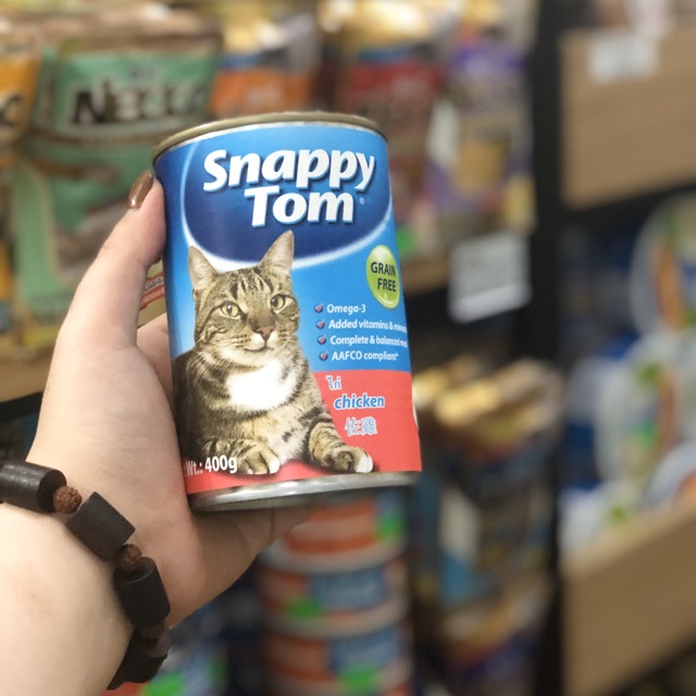 Pate mèo Snappy Tom siêu mịn cho mèo mọi độ tuổi