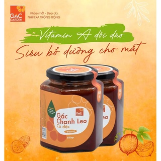 COMBO 2 HŨ GẤC CHANH LEO CÔ ĐẶC (VỪA VỊ) - HŨ THỦY TINH 550G