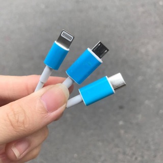 Cáp Lightning dây dẹt iPhone, iPad 20cm