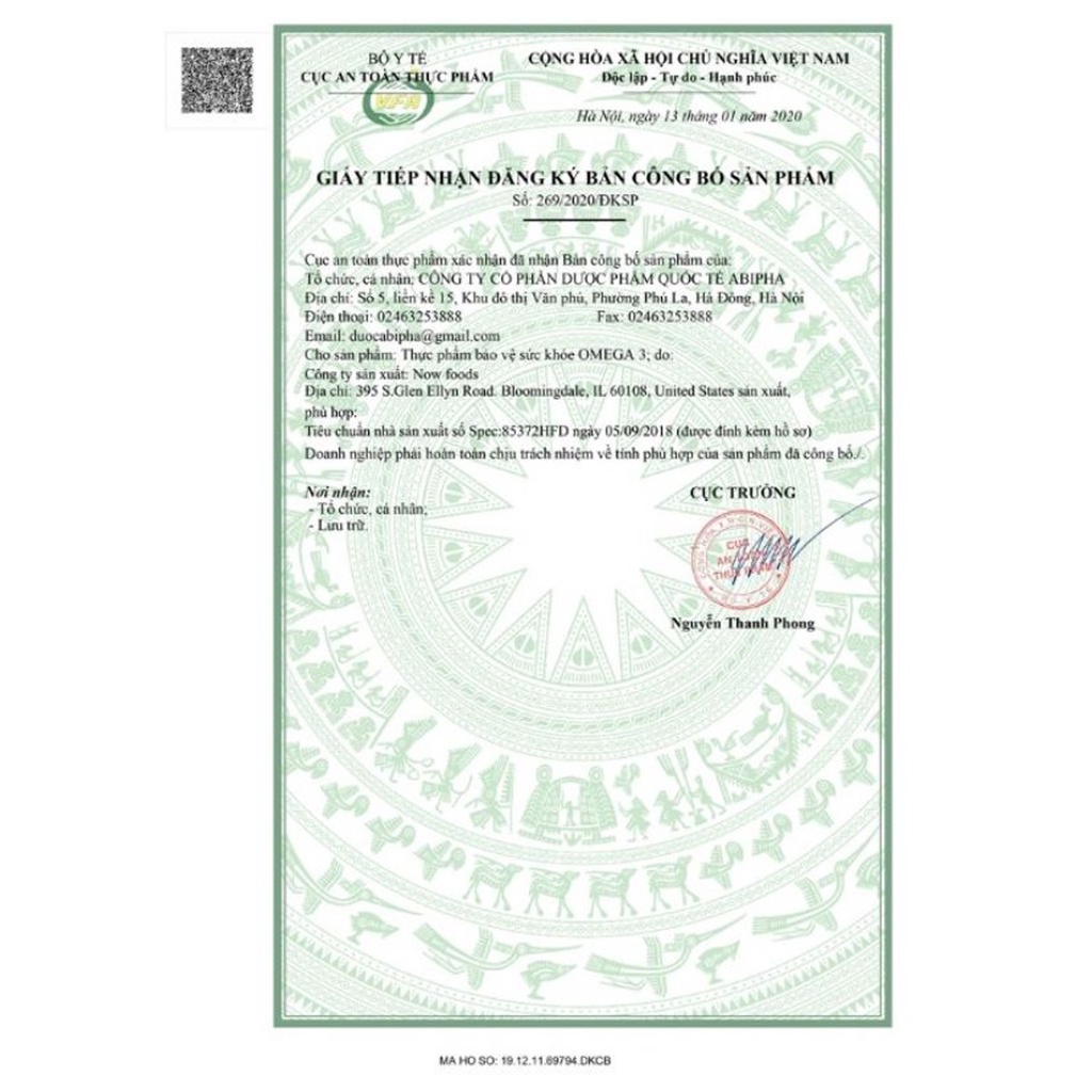 [01/2026] Viên Uống Dầu Cá NOW Foods Ultra Omega-3, 500 EPA / 250 DHA