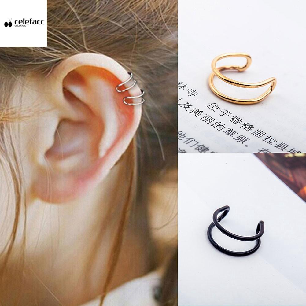 Khuyên tai đeo vành tai kiểu chữ U thời trang phong cách cho nữ