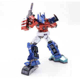 Mô hình kim loại lắp ráp 3D MU Transformers Optimus Prime IDW