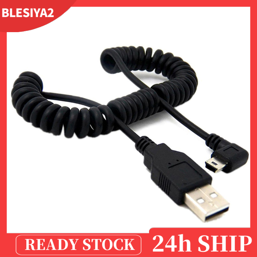 (Hàng Mới Về) Dây Cáp Chuyển Đổi Usb 2.0 Đầu Đực Sang Mini Usb 2.0 Có Thể Cuộn Lại Được | BigBuy360 - bigbuy360.vn