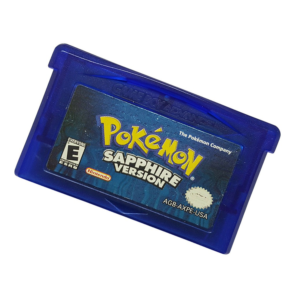 SAPPHIRE Băng Chơi Game Pokemon Cho Ns Gba Gameboy Advance