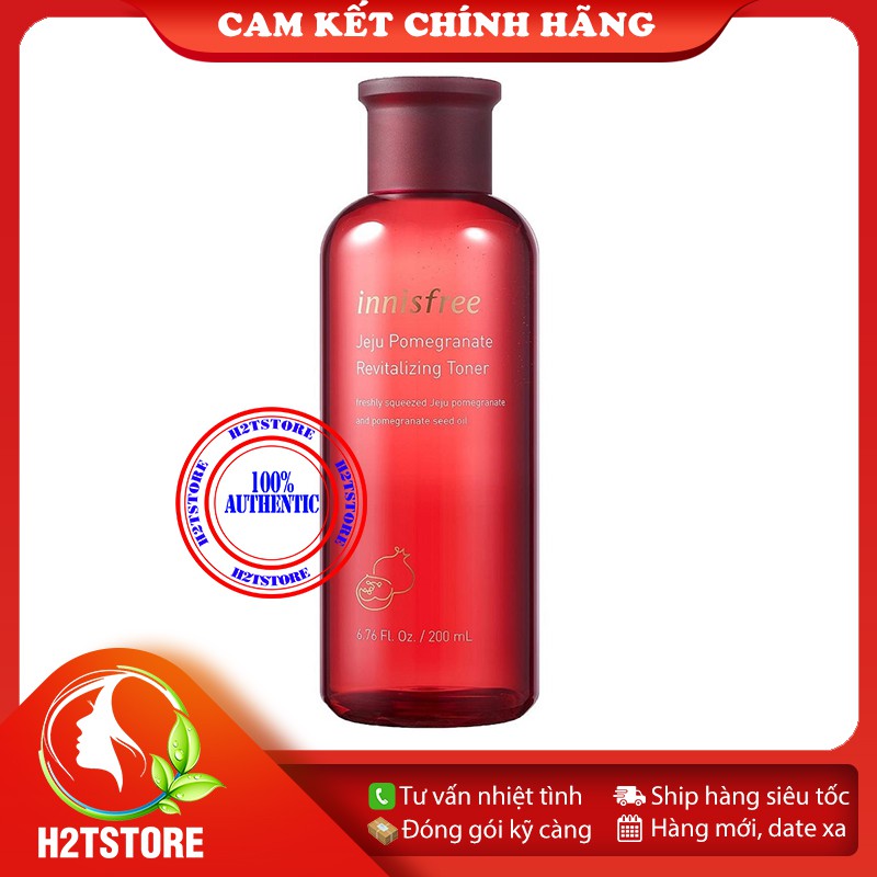 [Hàn Quốc + Authentic] Nước hoa hồng lựu đỏ Innisfree Jeju Pomegranate Revitalizing Toner 200ml