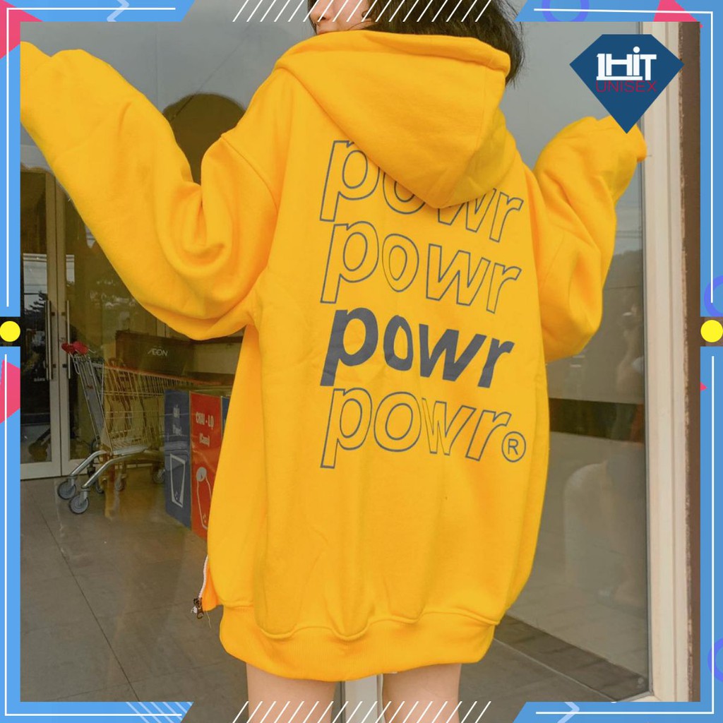 Áo Khoác Nỉ Bông POWR Unisex 1hit_Unisex (4 Màu)