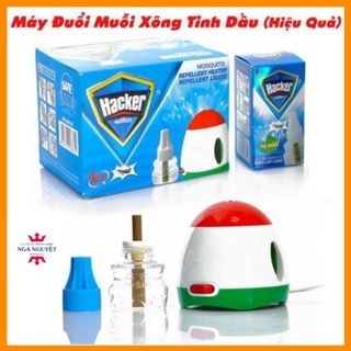 Đèn đuổi muỗi xông tinh dầu HACKER (kèm lọ tinh dầu