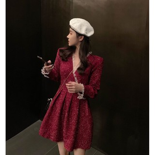 Đầm Blingbling Vạt Chéo