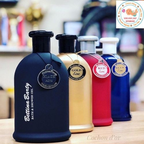 Sữa Tắm Nước Hoa Đức Bettina Barty/ Sữa Tắm Đức Tinh Dầu Nước Hoa Bettina Barty Bath And Shower Gel chuẩn Đức