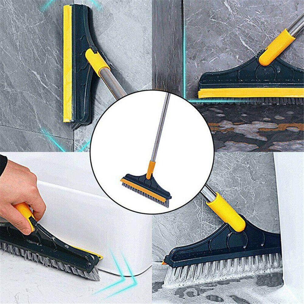 WTTLE Chổi Quét Nhà 2 Trong 1 Cán Dài Tiện Dụng
