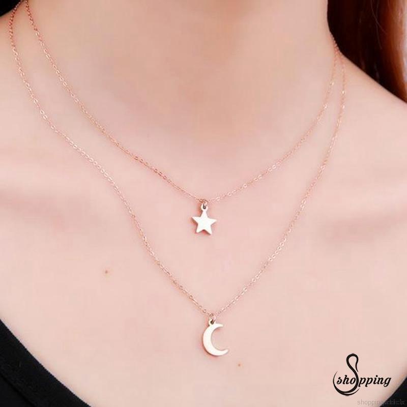 Dây chuyền mặt trăng và ngôi sao