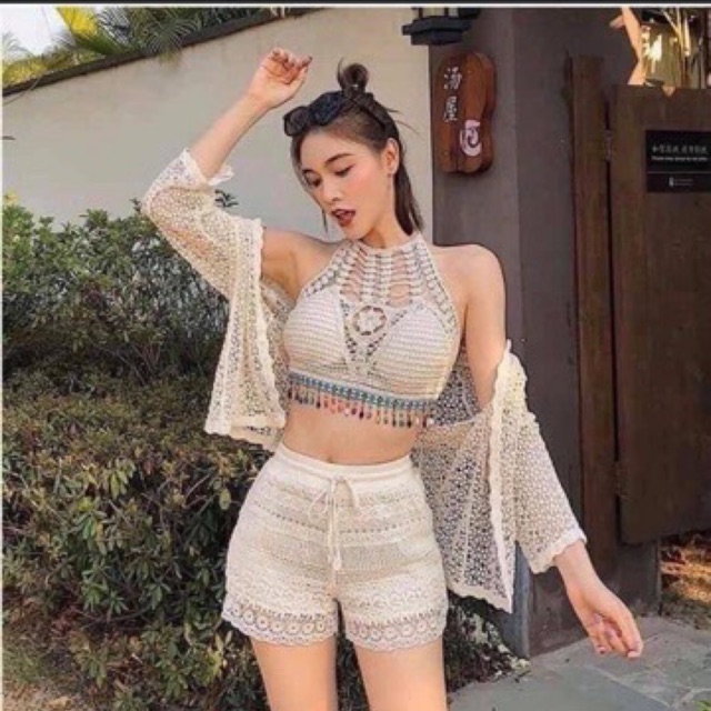 Sét bơi lưới ba chi tiết