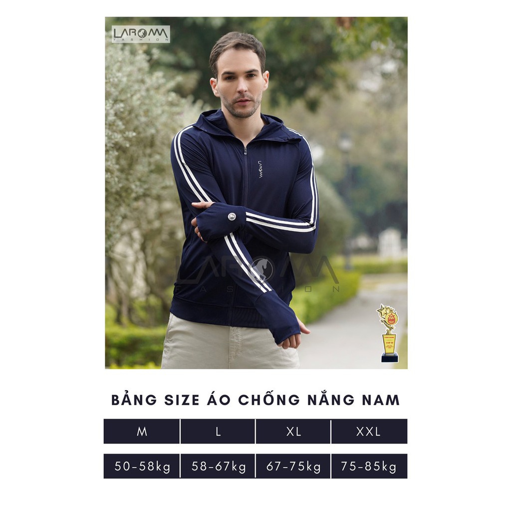 Áo chống nắng nam Laroma 2021 - Áo chống nắng cao cấp khử mùi, làm mát cơ thể hàng chính hãng | BigBuy360 - bigbuy360.vn