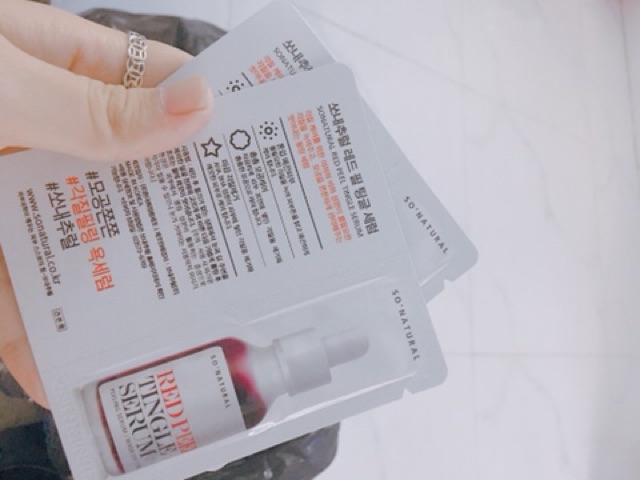Sample Tái Tạo Và Phục Hồi Da So Natural Red Peel Tingle Serum [2ml]