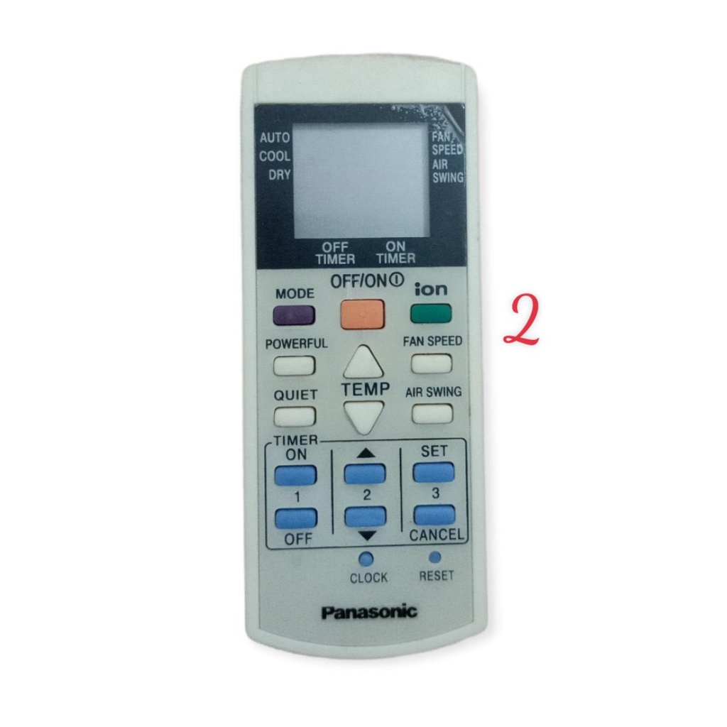 Điều khiển máy lạnh Panasonic nhiều loại  / Remote máy lạnh Panasonic