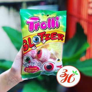 Kẹo dẻo Trolli hình con mắt date T9/24 Đức