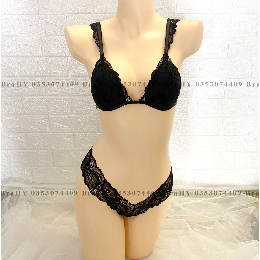 👙 Bra thiết kế 👙 Bộ đồ lót ren nữ đen cánh tiên có mút mỏng hàng thiết kế cao cấp, mang nhẹ nhàng tôn dáng | BigBuy360 - bigbuy360.vn