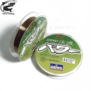 Cước câu cá daiwa 7 màu siêu bền dài 100m