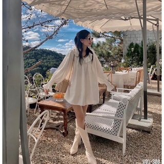 ĐẦM BBD CỔ SEN BÈO TAY BO BÈO