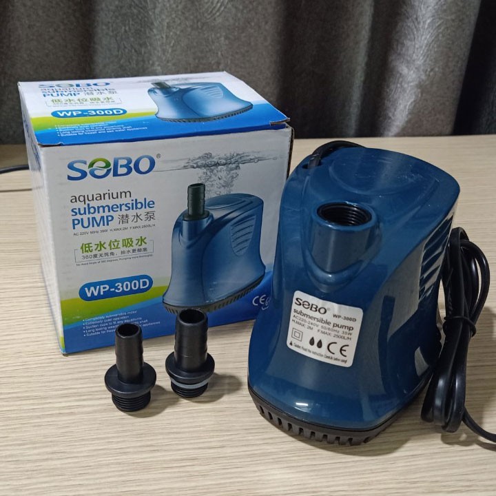 Máy Bơm Hút Đáy Cặn Bể Cá Mini Bể Cá Rồng Koi 360 Độ SoBo WP 100D/200D/300D/500D/600D/700D