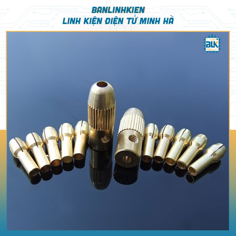 Bộ Kẹp Mũi Khoan BK230-10 (Trục 2.3mm 10 Đầu Chụp)