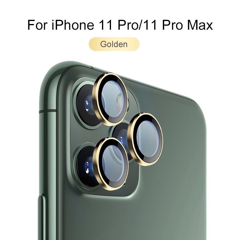 Vòng kim loại bảo vệ camera sau cho iPhone 11/11pro/11promax