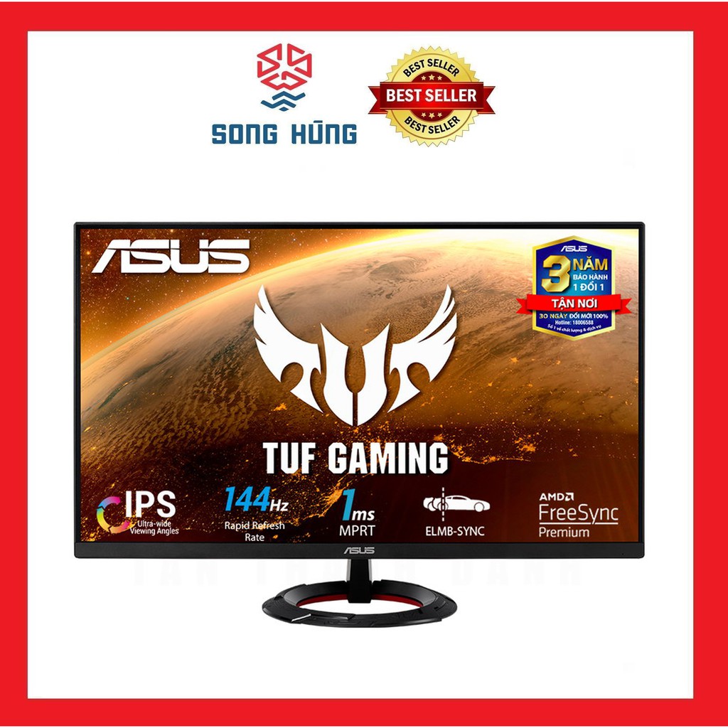 [Mã ELCL3MIL giảm 5% đơn 3TR] Màn hình Game Asus VG279Q1R 27 inch FHD 144Hz IPS