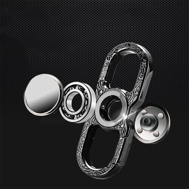 { ĐẸP ĐỘC LẠ } Móc Khóa Xe Máy Ô Tô Đẹp Kiêm Spinner Trò Chơi Con Quay Giải Trí Nhỏ Gọn Tiện Dụng Honest BCK2-534