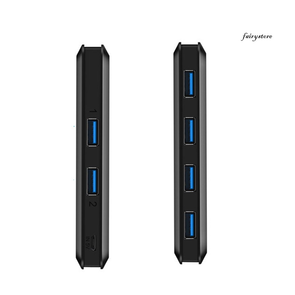 Bộ 2 Thiết Bị Chia 4 Cổng Usb 3.0 Cho Bàn Phím Máy Tính