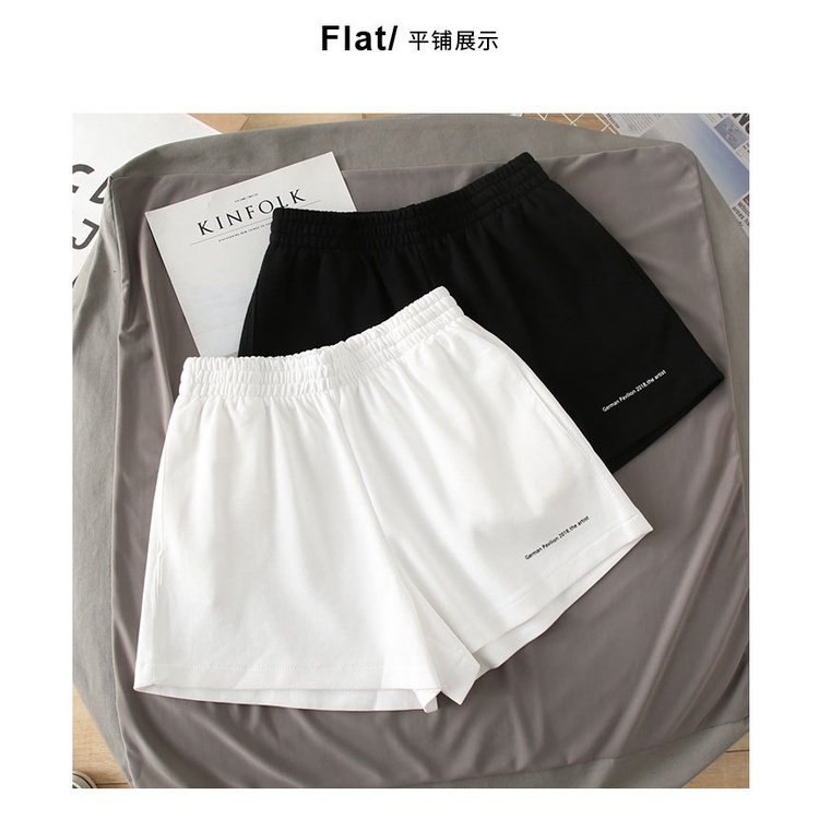 Quần short nữ mặc nhà chất đũi thoải mái có thêu chữ TADA QĐ01