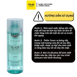 Nước hoa hồng Eucerin Pro ACNE Solution Toner cho da mụn 200ml