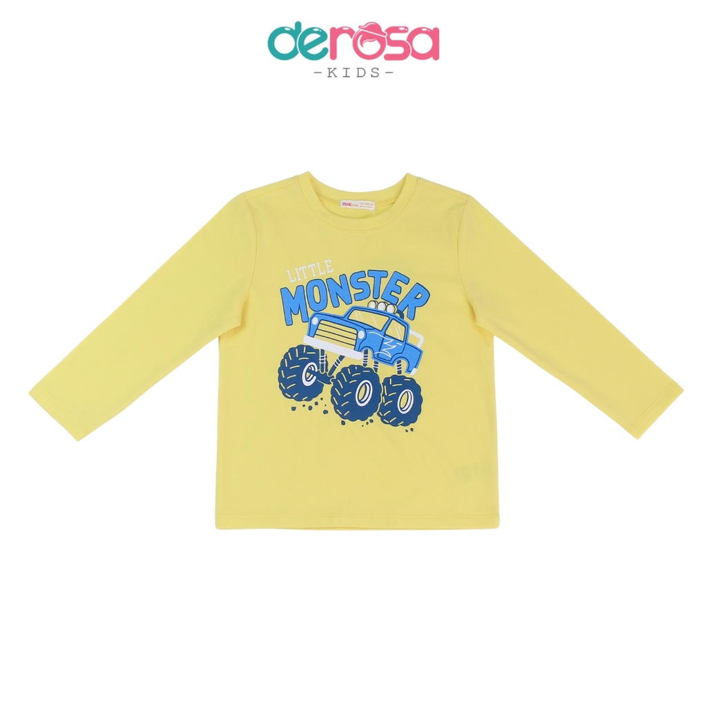 Áo thu đông mỏng cho bé trai chất liệu cotton (2 - 6 tuổi) DEROSA KIDS AWKD133A