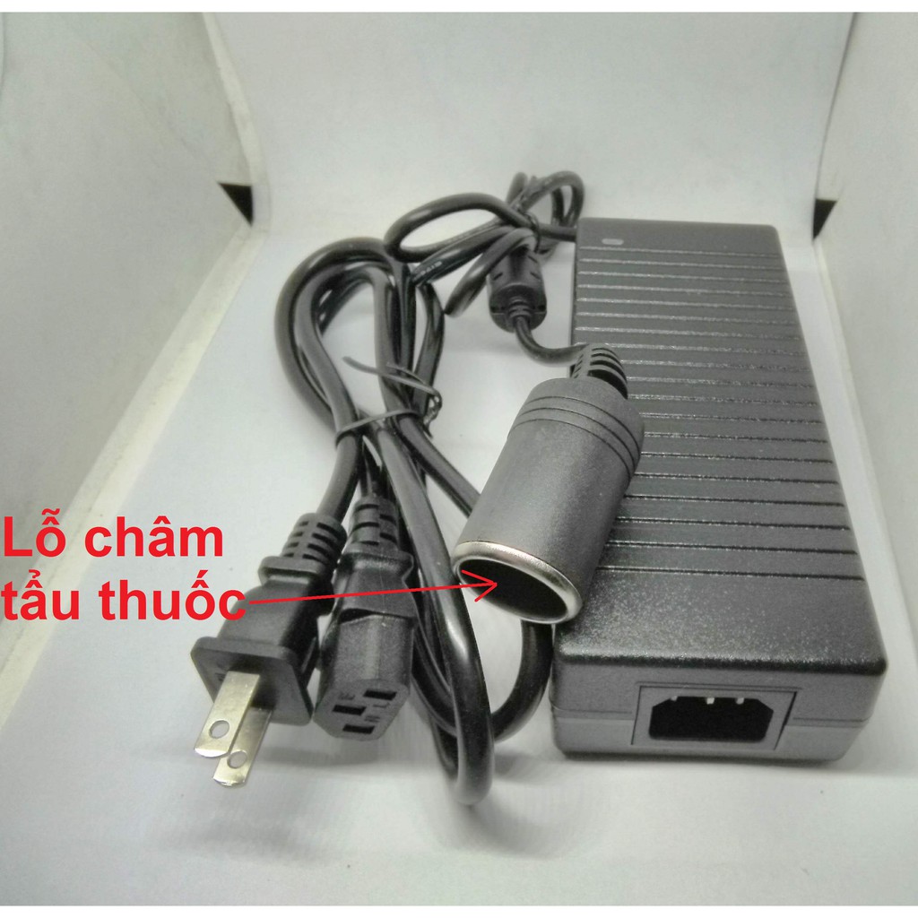 Bộ chuyển nguồn 220V AC sang 24V DC 6A đầu ra lỗ châm tẩu thuốc/jack 5.5x2.1mm (adapter,adaptor)