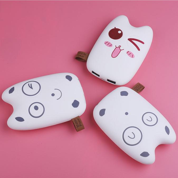 Bán Sạc Dự Phòng💥BH 1 Năm💥Pin Sạc Dự Phòng 10000 mAh Cute Đáng Yêu Dung Lượng Cao Nhỏ Gọn Vô Cùng Tiện Ích Siêu rẻ