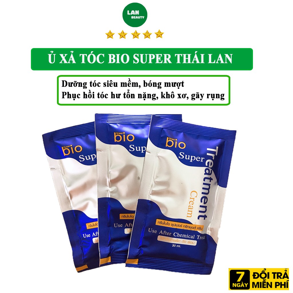 Ủ Xả Tóc Bio Super Treatment Thái Lan, Dưỡng Tóc Siêu Mượt Phục Hồi Tóc Hư Tổn Khô Xơ Giảm Gãy Rụng