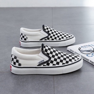 Giày van caro, giày thể thao lười slip on nam nữ full box