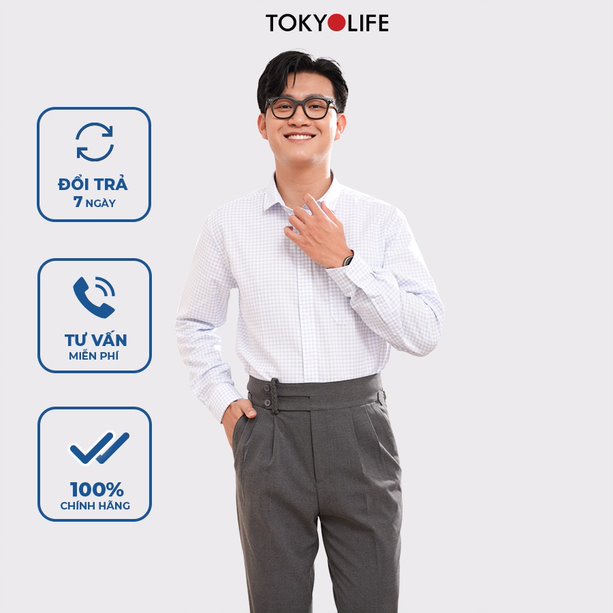 Áo sơ mi Nam dài tay TOKYOLIFE I7SHI802I