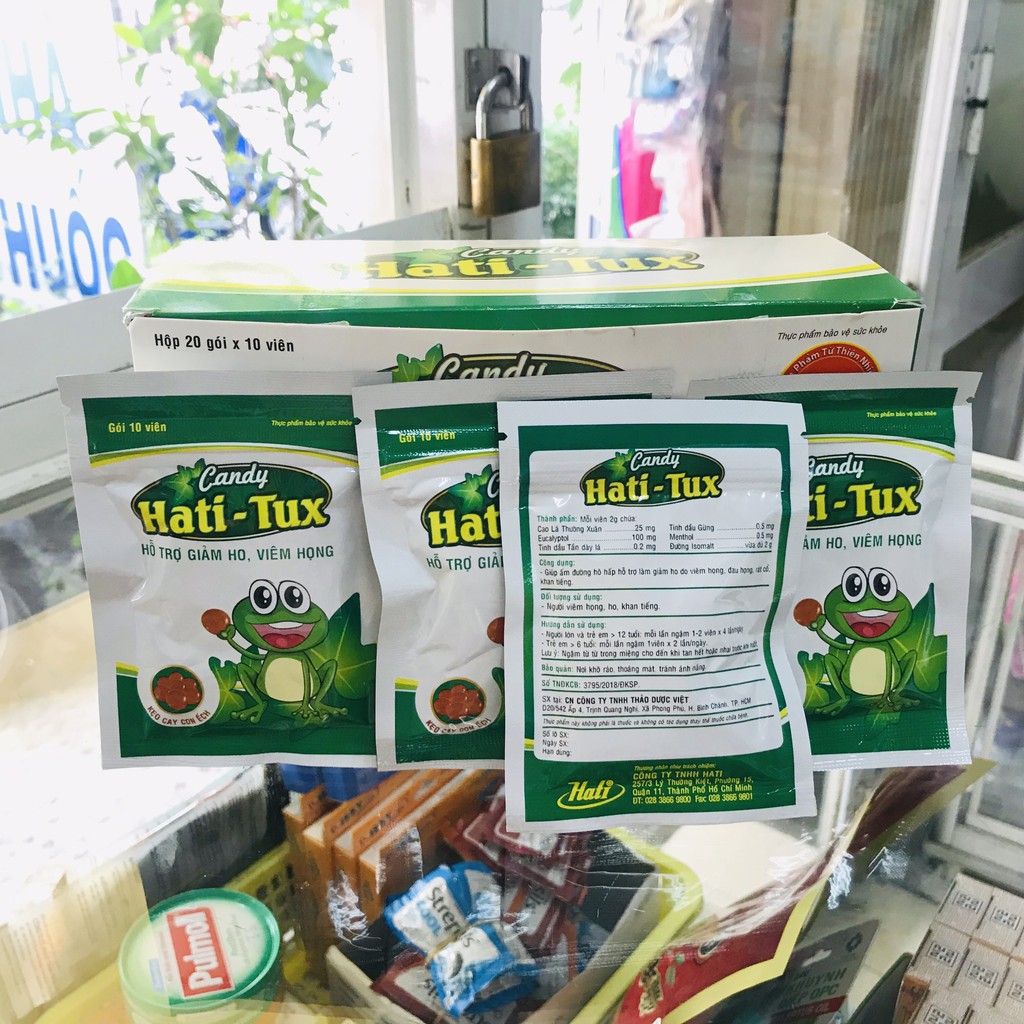 KẸO NGẬM HO HATI-TUX CANDY *Giảm ho ngay lập tức*