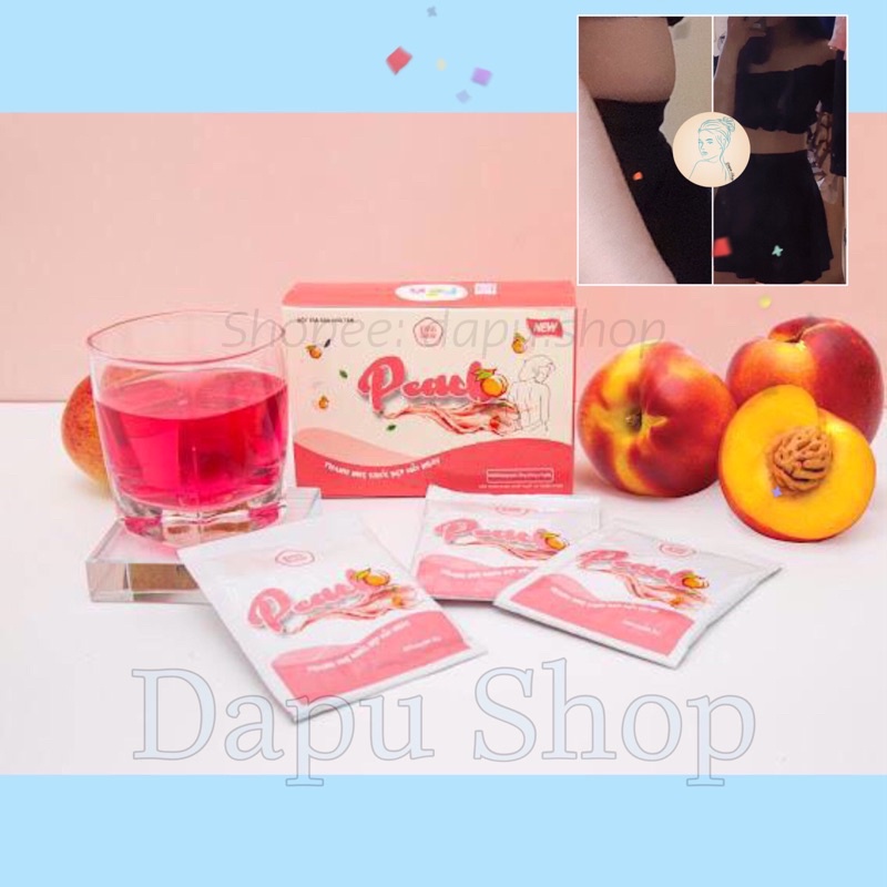 (EMO PEACH) Bột Trà Đào giảm cân Emoslim Detox