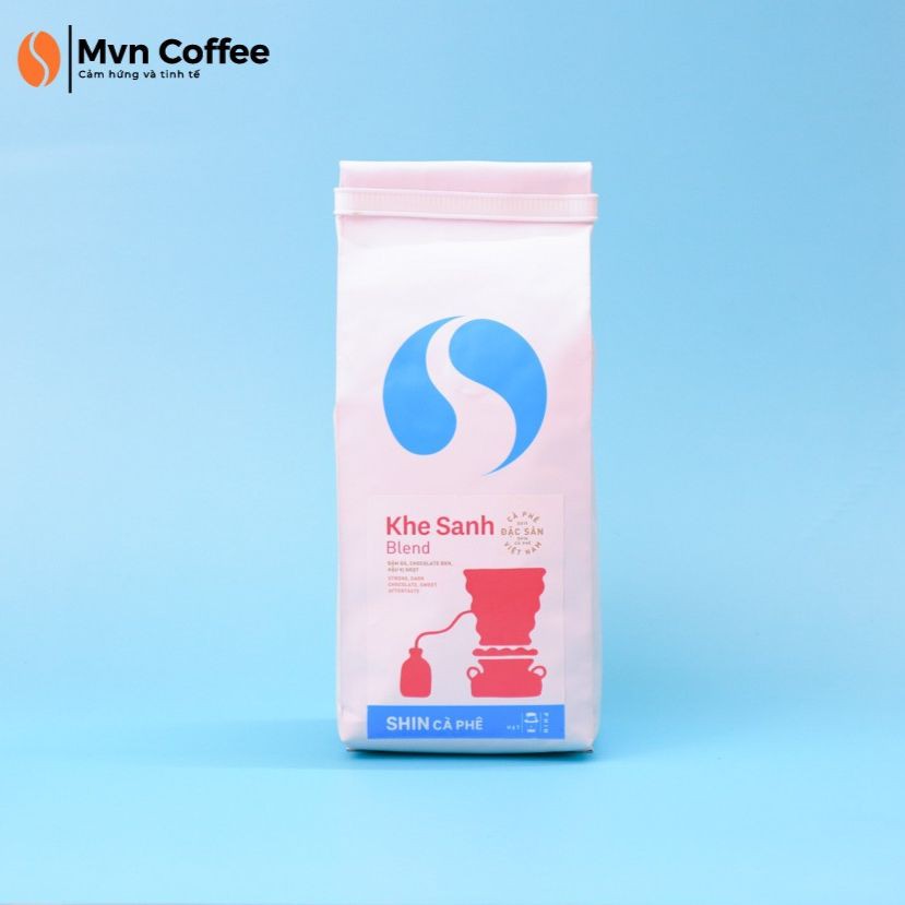 Cà Phê Đặc Sản Pha Phin 250g Dạng Bột Shin Cà Phê - Khe Sanh Blend - Mvn Coffee