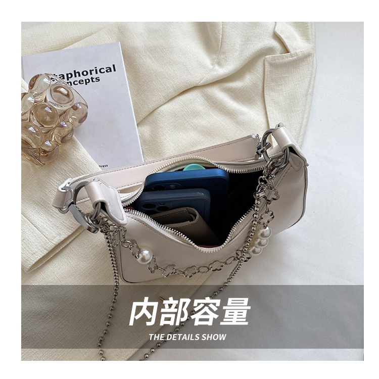 Túi Đeo JASMIN NOIR Chéo Da PU Hình Bán Nguyệt Xinh Xắn Cho Nữ