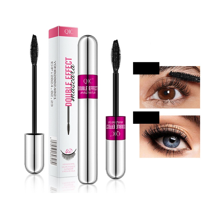 Mascara Sợi Tơ 4D 2 Trong 1 Chống Thấm Nước Chuốt Dài Và Cong Mi
