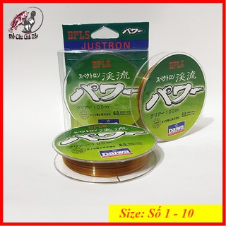 Cước câu cá daiwa 7 màu siêu bền dài 100m