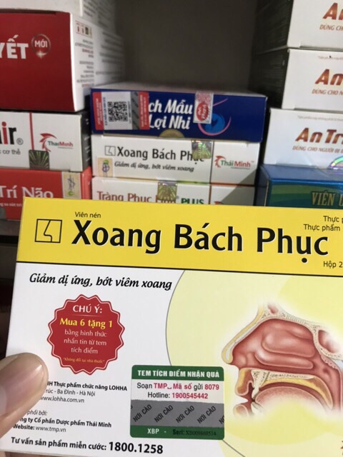 Xoang Bách Phục Combo 6 Hộp- Hỗ trợ điều trị viêm xoang mạn tính, viêm mũi dị ứng