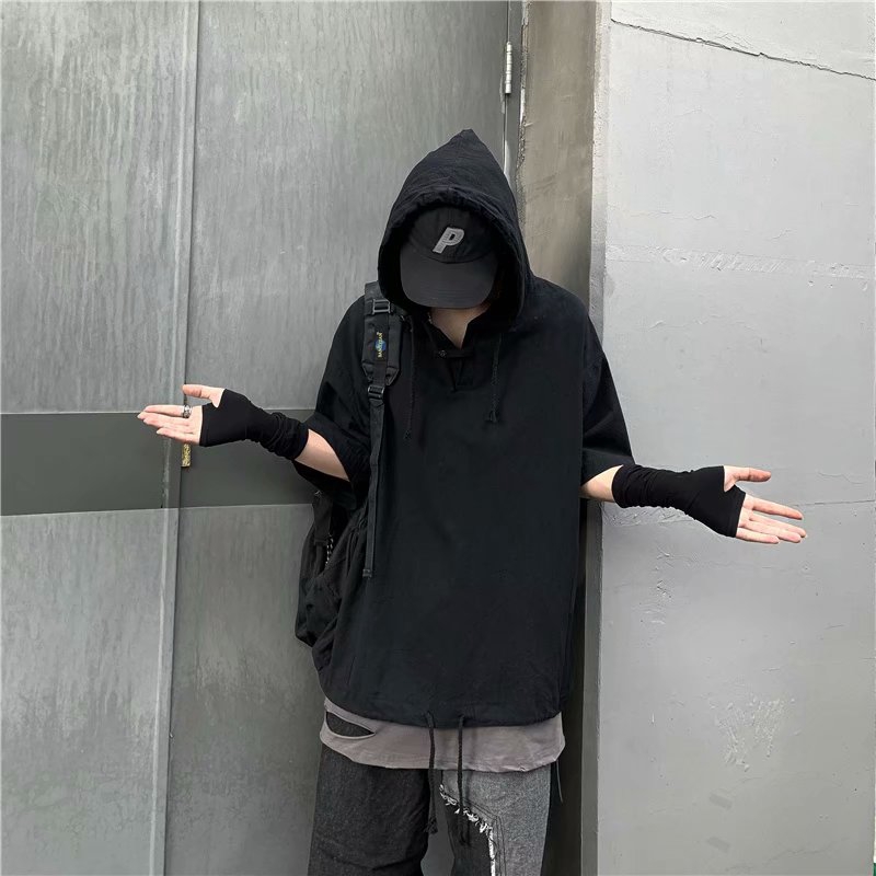 Men's Young Dynamic Short Sleeve Hoodie Hoodie